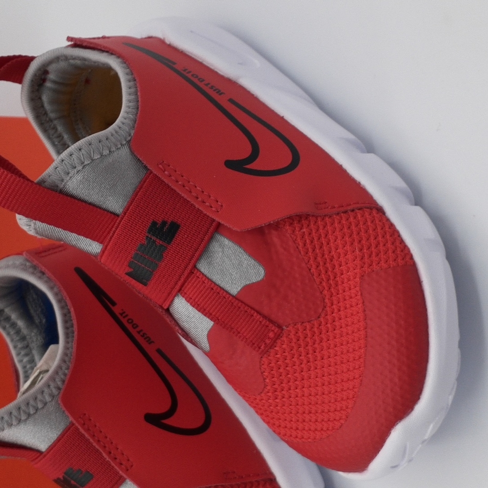 NIKE FLEX RUNNER 2 RED/ BLACK NIB VARIOUS SIZES BOYS TODDLER SHOES SNEAKERS - Picture 7 of 8